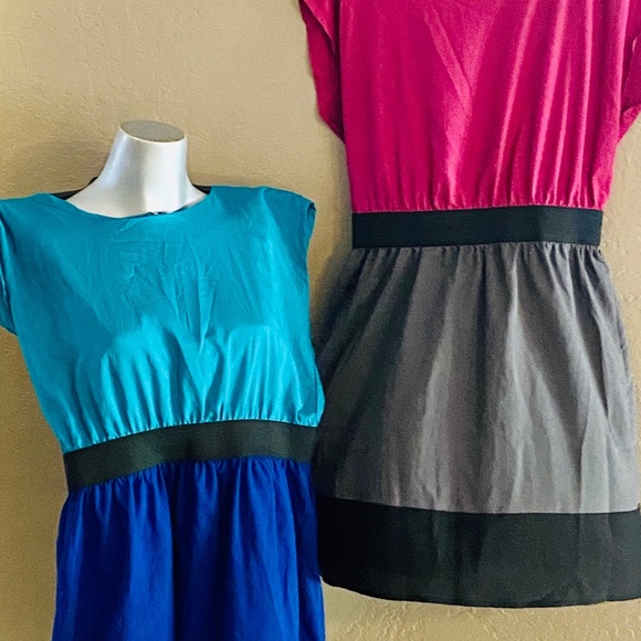 BeBop Color Blocking Dress Bundle (2) - Picture 4 of 8